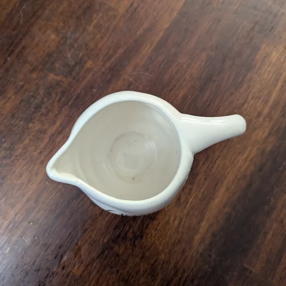 Rae Dunn White Ceramic Cream Pitcher EUC - Picture 3 of 6